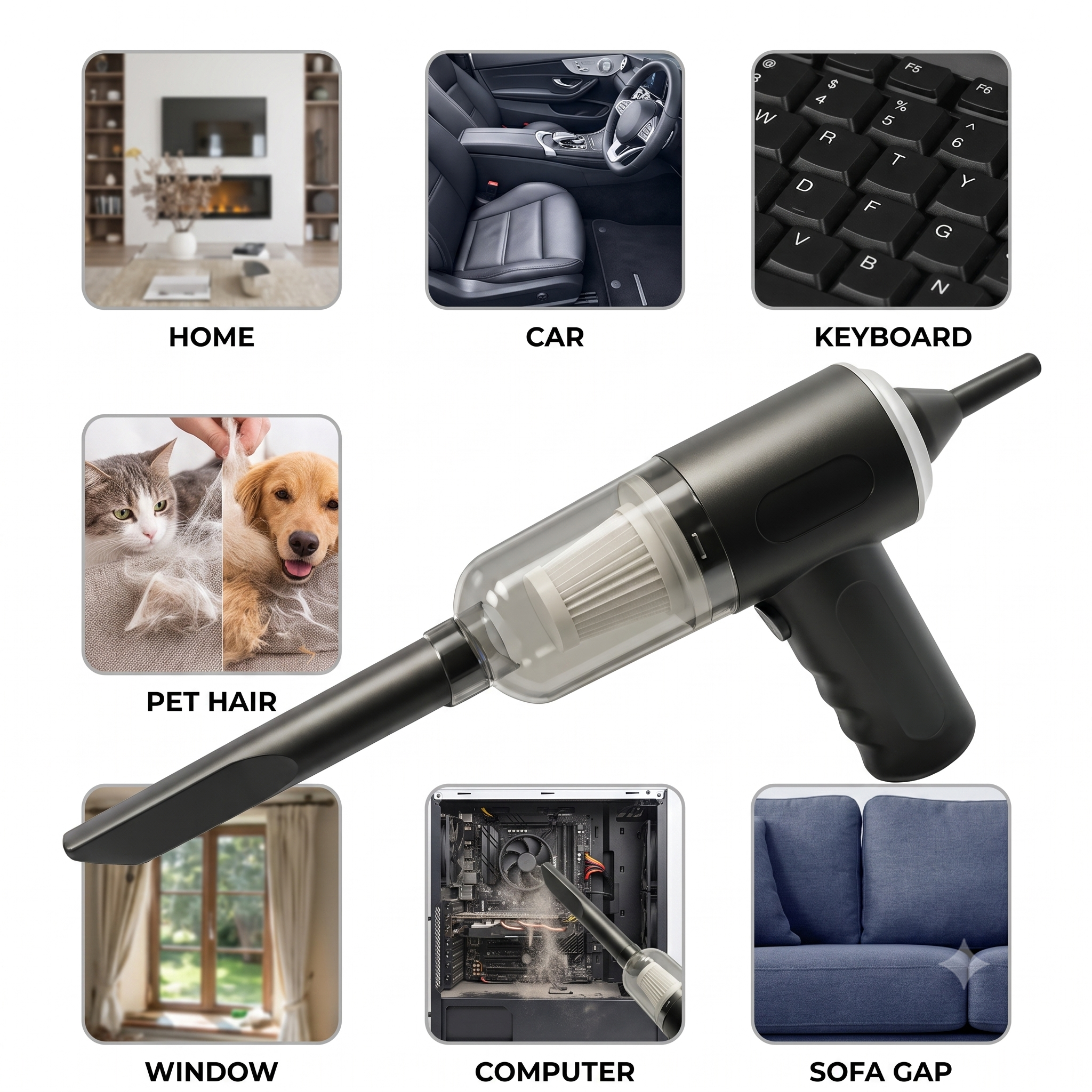 Mini Vacuum Cleaner Rechargeable image 2